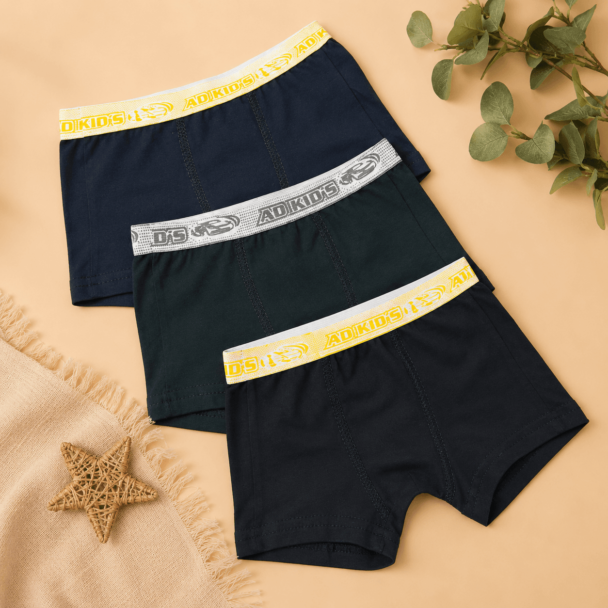 Cueca Box Lisa, cor Preto