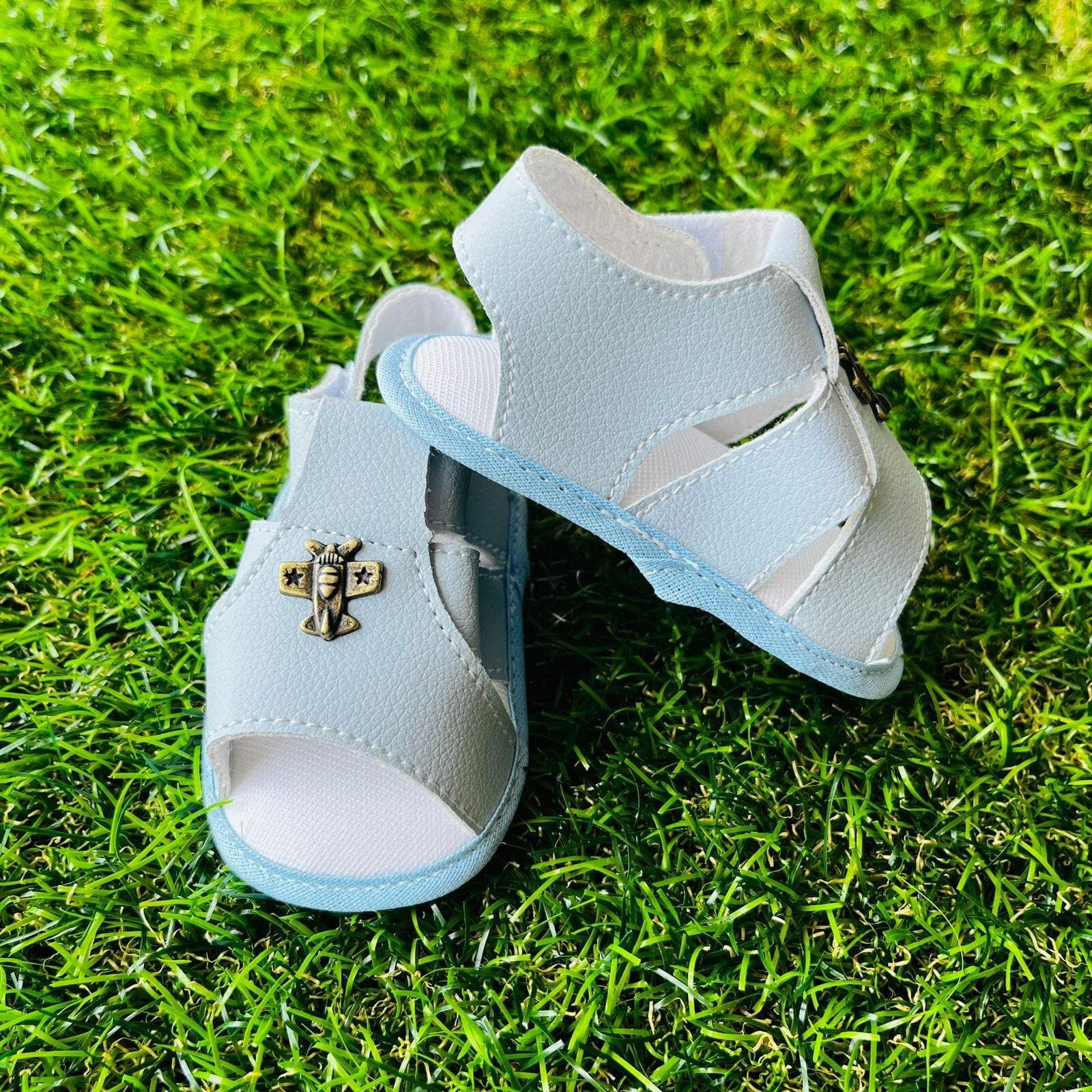 Sandália Bebê Menino Azul Bebê, cor Azul Bebê